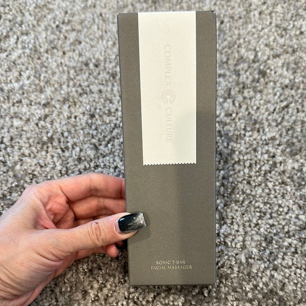 Gray Sonic T-Bar Facial Massager